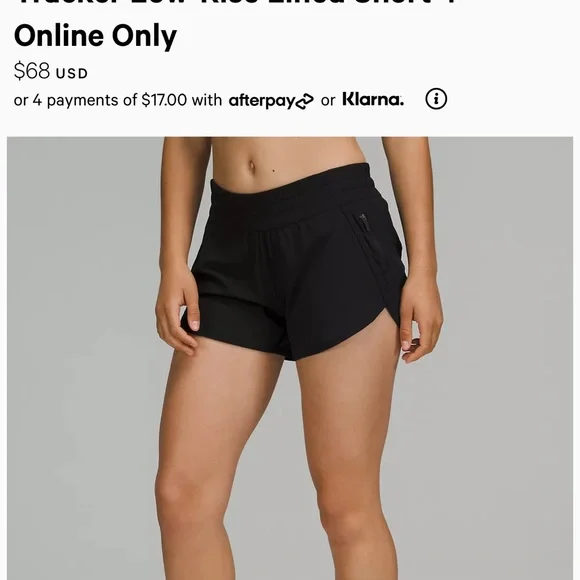 Lululemon Tracker Short V 4 Inch - Picture 4 of 5